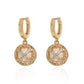 Kate Spade Something Sparkly Spade Huggies Earrings