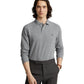 Classic Fit Mesh Long-Sleeve Polo Shirt