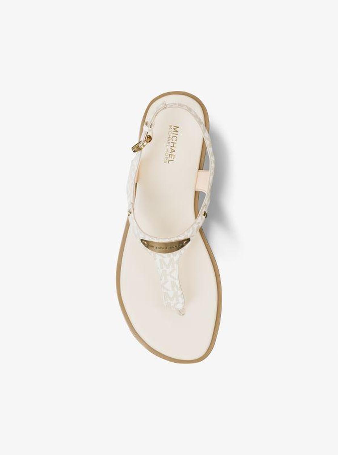 Signature Logo Plate Sandal