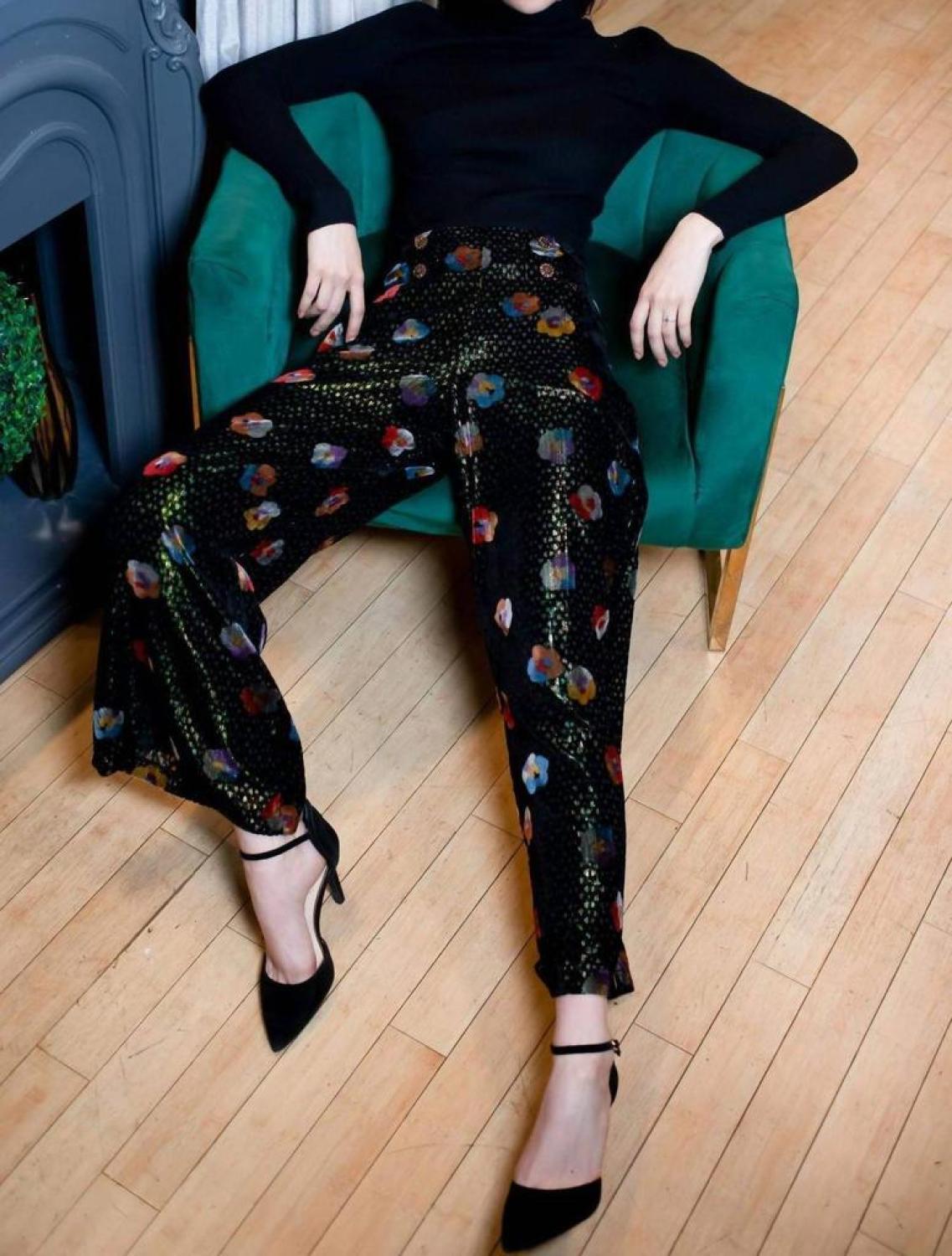 Hepburn Pants In Black