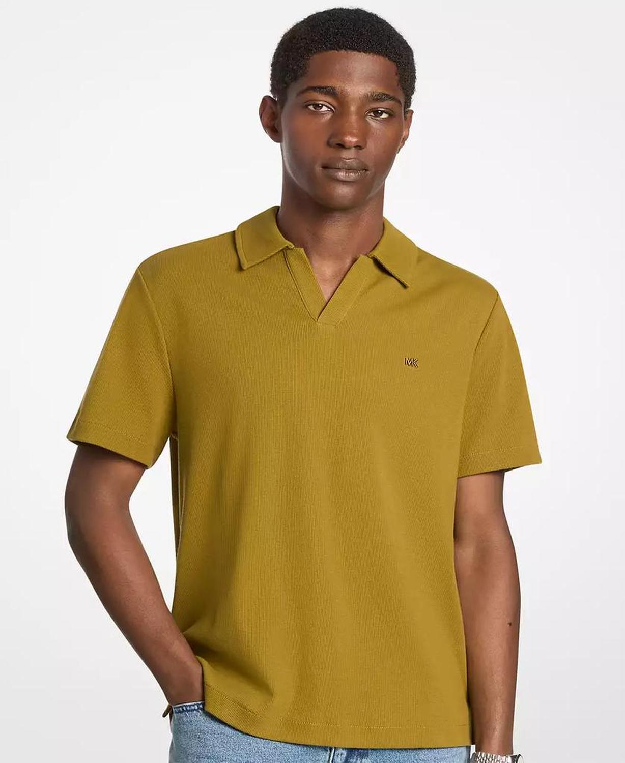 Men's Dense Rib Johnny Collar T-Shirt