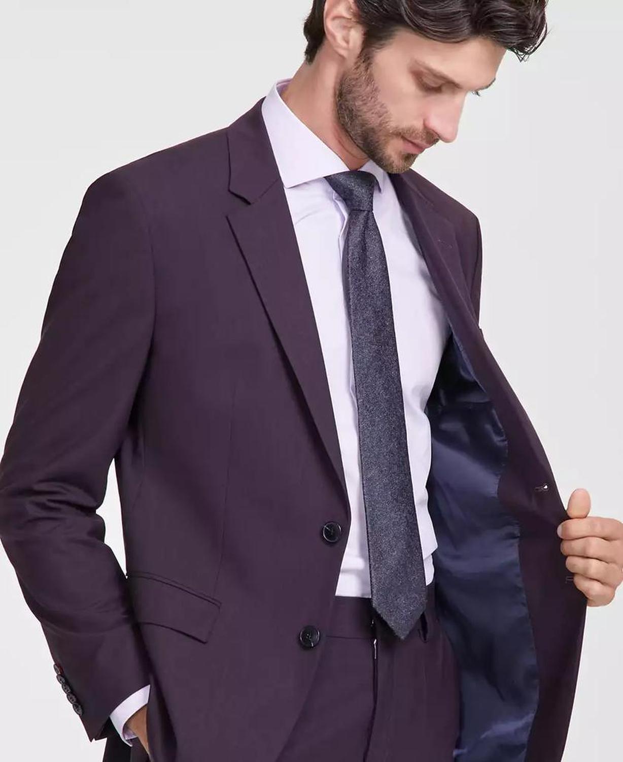 Men's Modern-Fit Solid Suit Separate Jacket