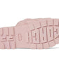 Sculpted C Quilted Washed Denim Double Band Sandals