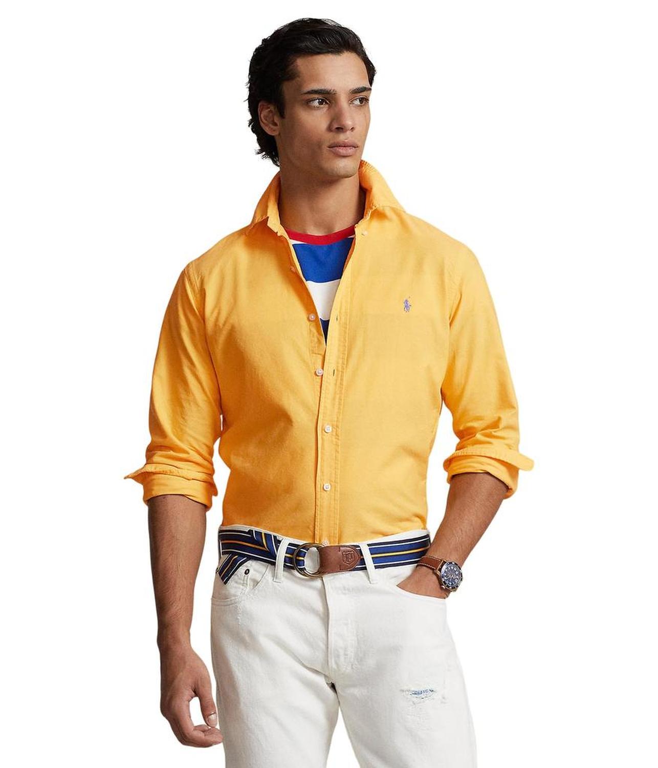 Classic Fit Garment-Dyed Oxford Shirt