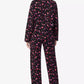 Women's 2-Piece Sleepwear Long-Sleeve Top and Pajama Pants Set
