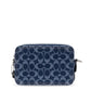 Coach Charter 19 Monogrammed Denim Shoulder Bag