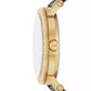 Women's Corey Three-Hand Black Leather Watch, 38mm