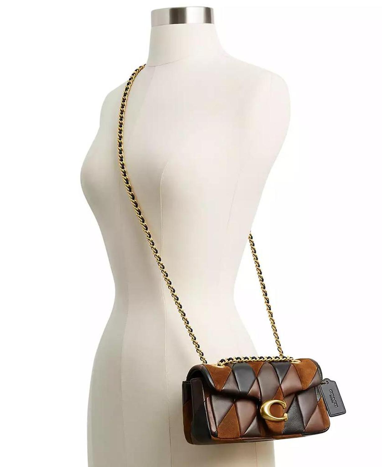 Quilted Tabby Small Patchwork Leather Shoulder Bag 20