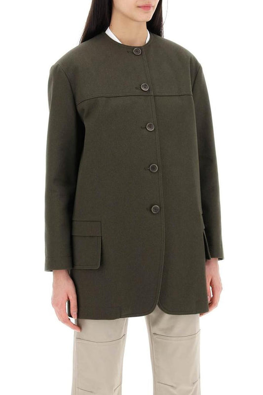 Recital Midi Round Neck Jacket