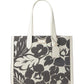 Manhattan Tropical Foliage Canvas Jacquard Large Tote