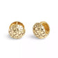 Signature Quilted Orb Huggie Earrings