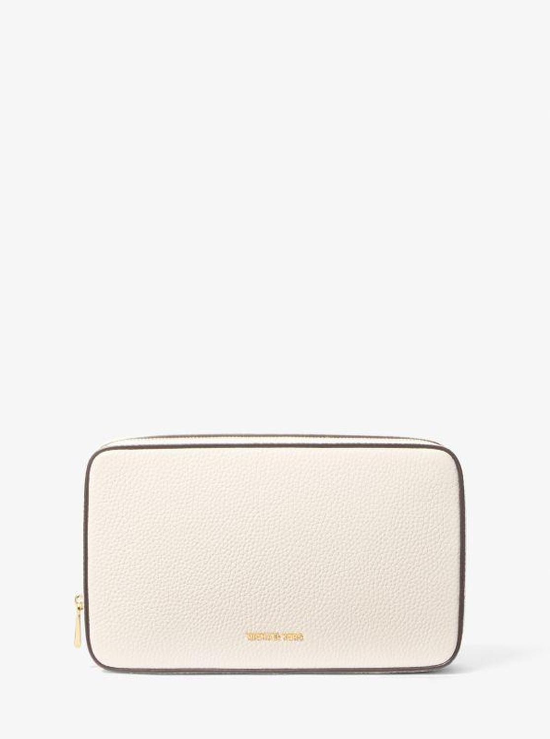 Medium Pebbled Leather Tech Organizer