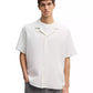 Men's Waffle Cotton Relaxed-Fit Shirt