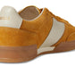 Suede Leather Block Low Profile Sneakers