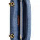Small Tabby Denim Shoulder Bag 26 with Quilting
