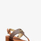 Hannah Signature Logo T-Strap Sandal