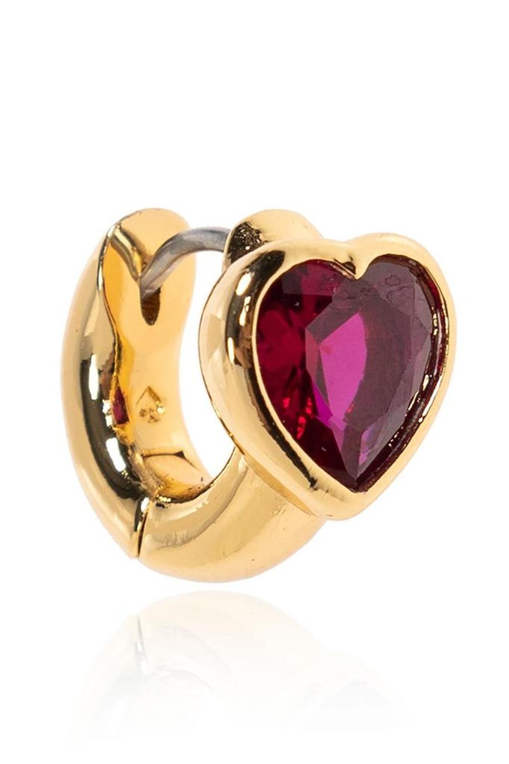 Kate Spade Keep Sparkling Heart Huggies Earrings