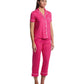 Short Sleeve Cropped PJ Set