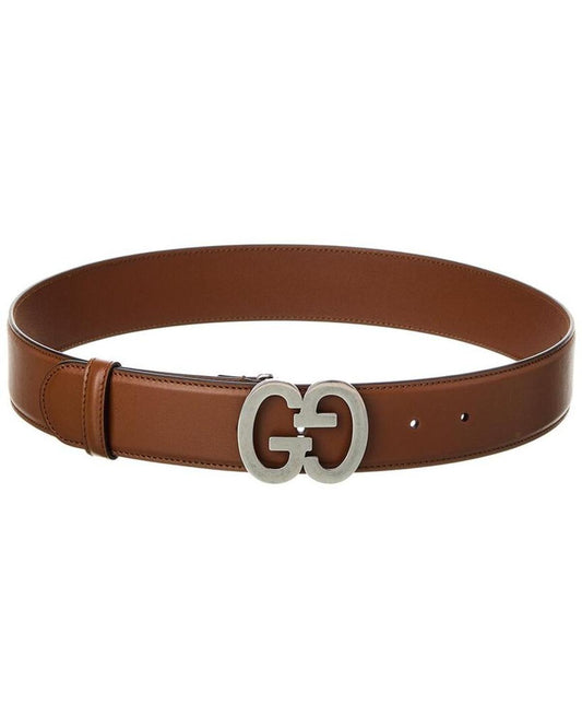 Gucci GG Buckle Leather Belt