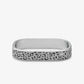 Precious Metal-Plated Brass and Enamel Leopard Pavé Bangle