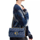 Small Tabby Denim Shoulder Bag 26 with Quilting
