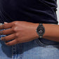 Women's Kitt Black Silicone Strap Watch, 35.4mm