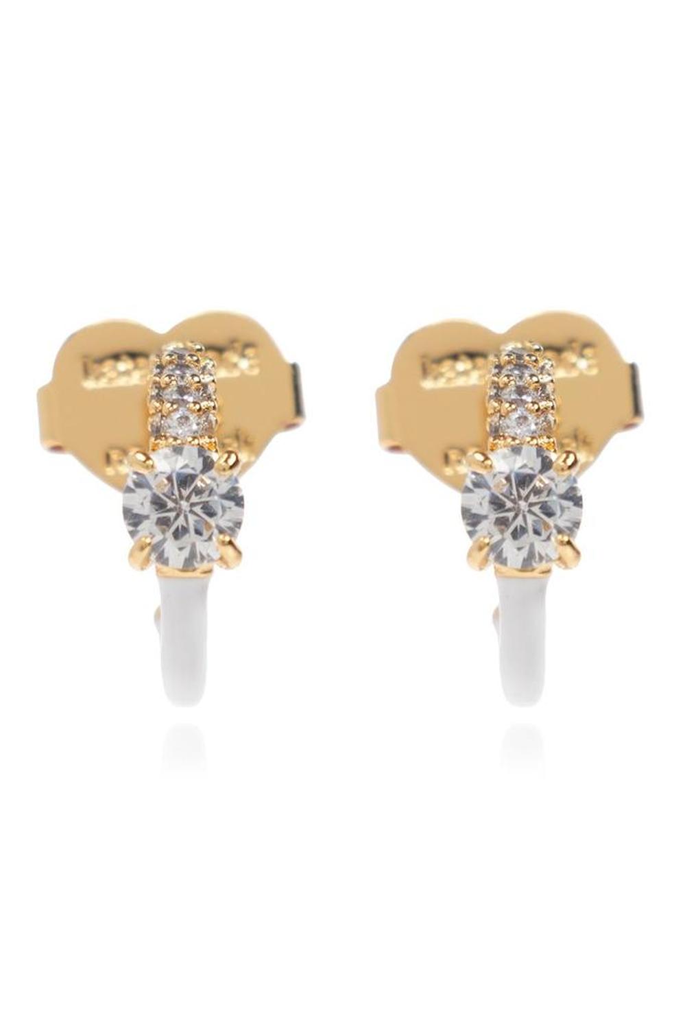 Kate Spade Hint Of Shimmer Huggies Earrings