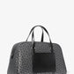Jet Set Travel Extra-Large Metallic Logo Jacquard Weekender Bag