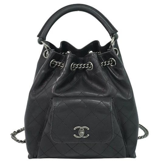 Chanel Matelassé  Leather Backpack Bag (Pre-Owned)