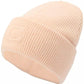 Women's Embossed C-Knit Beanie Hat