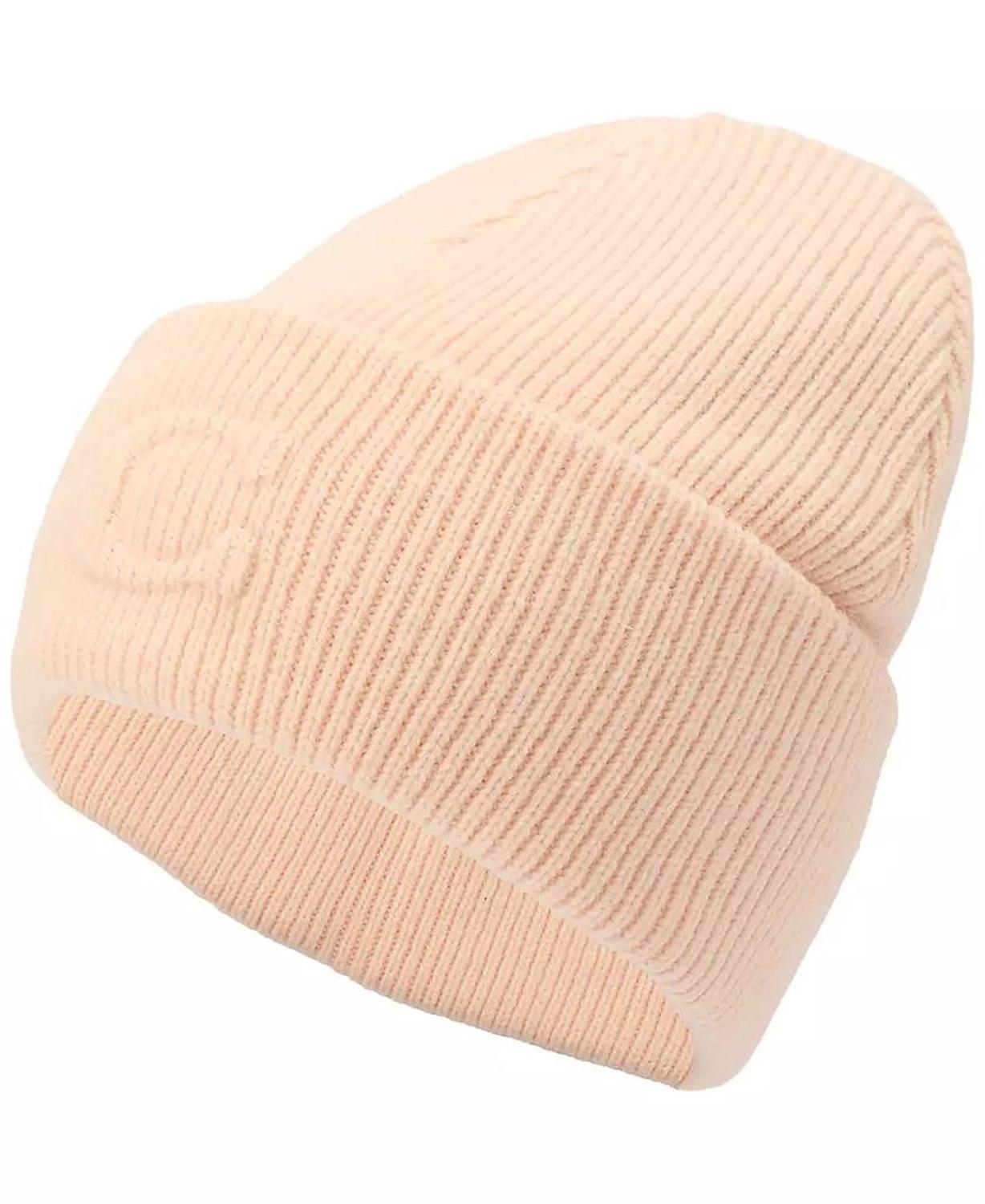 Women's Embossed C-Knit Beanie Hat