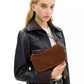 Waverly Small Suede Shoulder Bag
