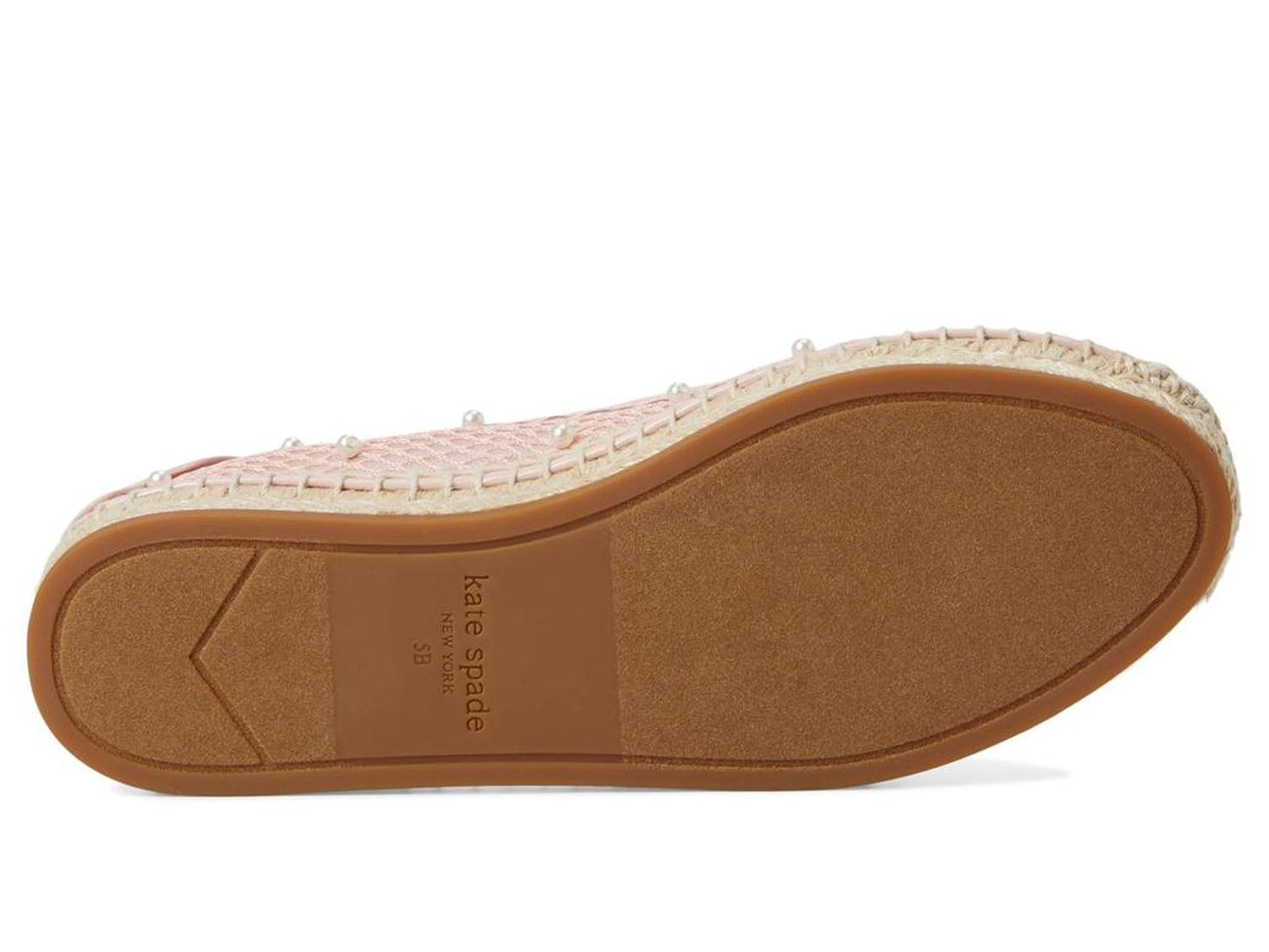 Pearl Fishnet Espadrille Ballet Flat