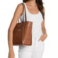 Harrison Extra Large Leather Top Zip Tote