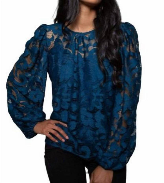 Harlow Top In Blue