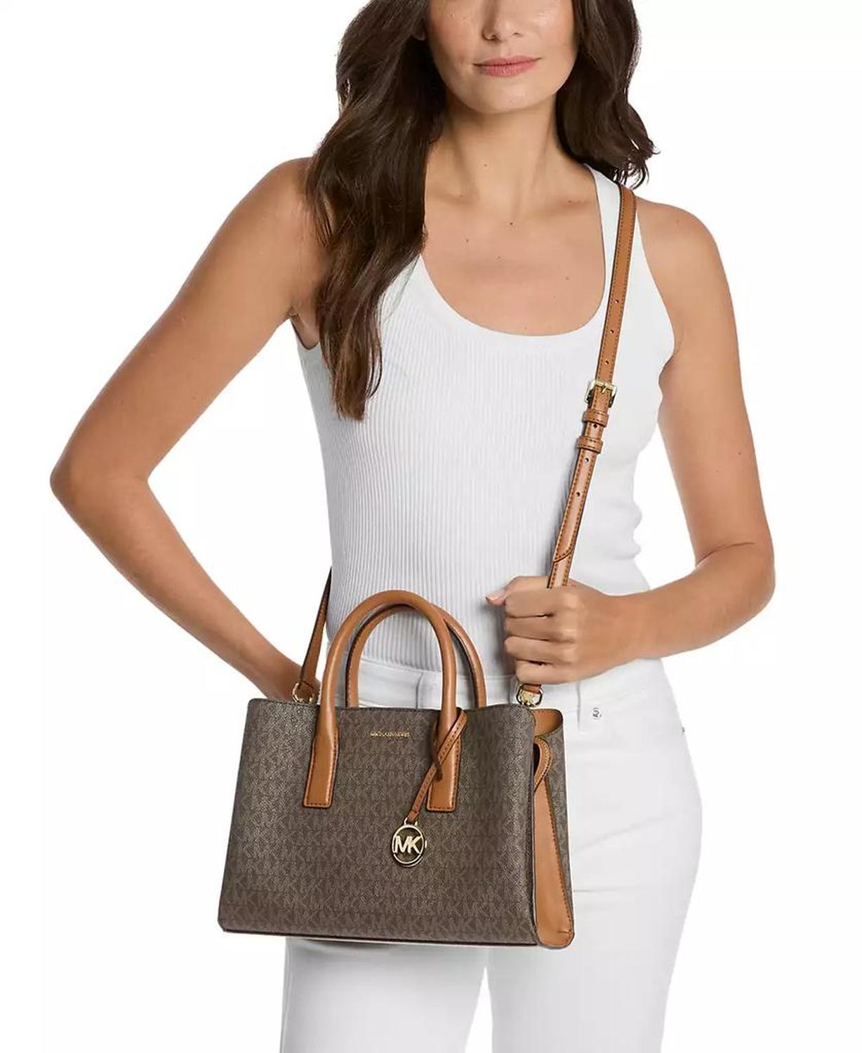Ruthie Logo-Print Satchel
