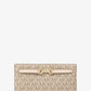 Carson Large Metallic Signature Logo Wallet