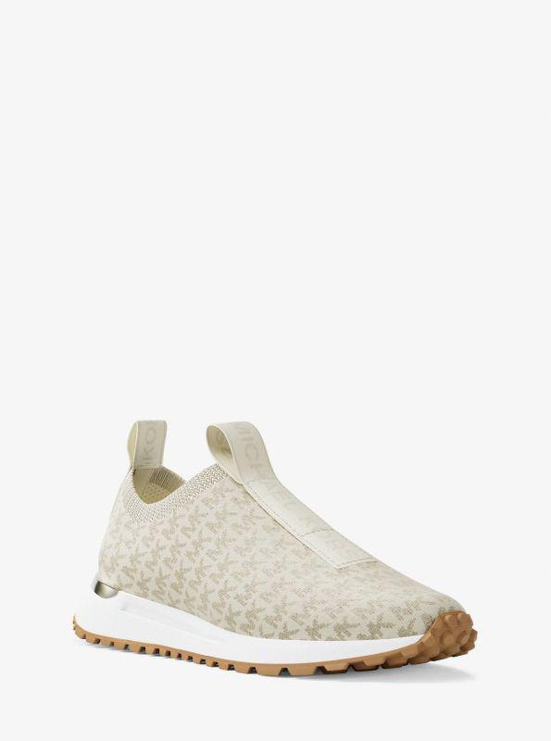 Bodie Metallic Logo Knit Slip-On Sneaker