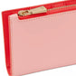 Devin Pop Trim Small Bifold Leather Wallet