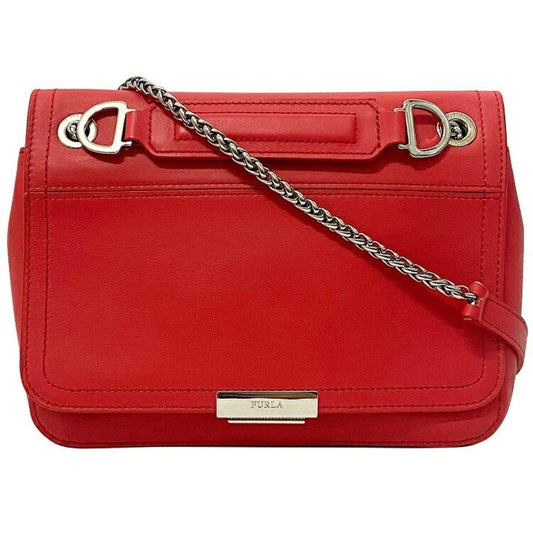 Color  Leather Shoulder Bag (Pre-Owned)
