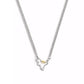 Two-Tone Signature Carabiner Rexy Pendant Necklace