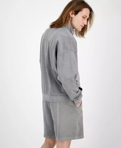 Men's Nombos Relaxed Fit Long Sleeve Zip-Front Jacket