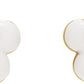 Gold & White 'The Daisy Stud' Earrings