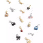 Gold Collectible Signature Sculpted C Handbag Charms