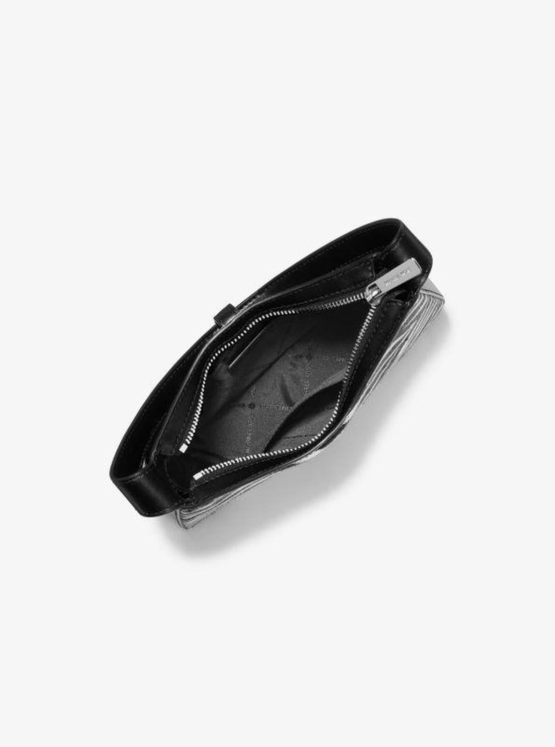 Lyra Small Zebra Print Calf Hair Pochette