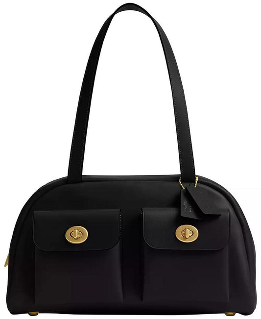 Women's Originals Twin Turnlock Waxed Smooth Bag