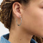 Large Signature Quilted Tube Hoop Earrings