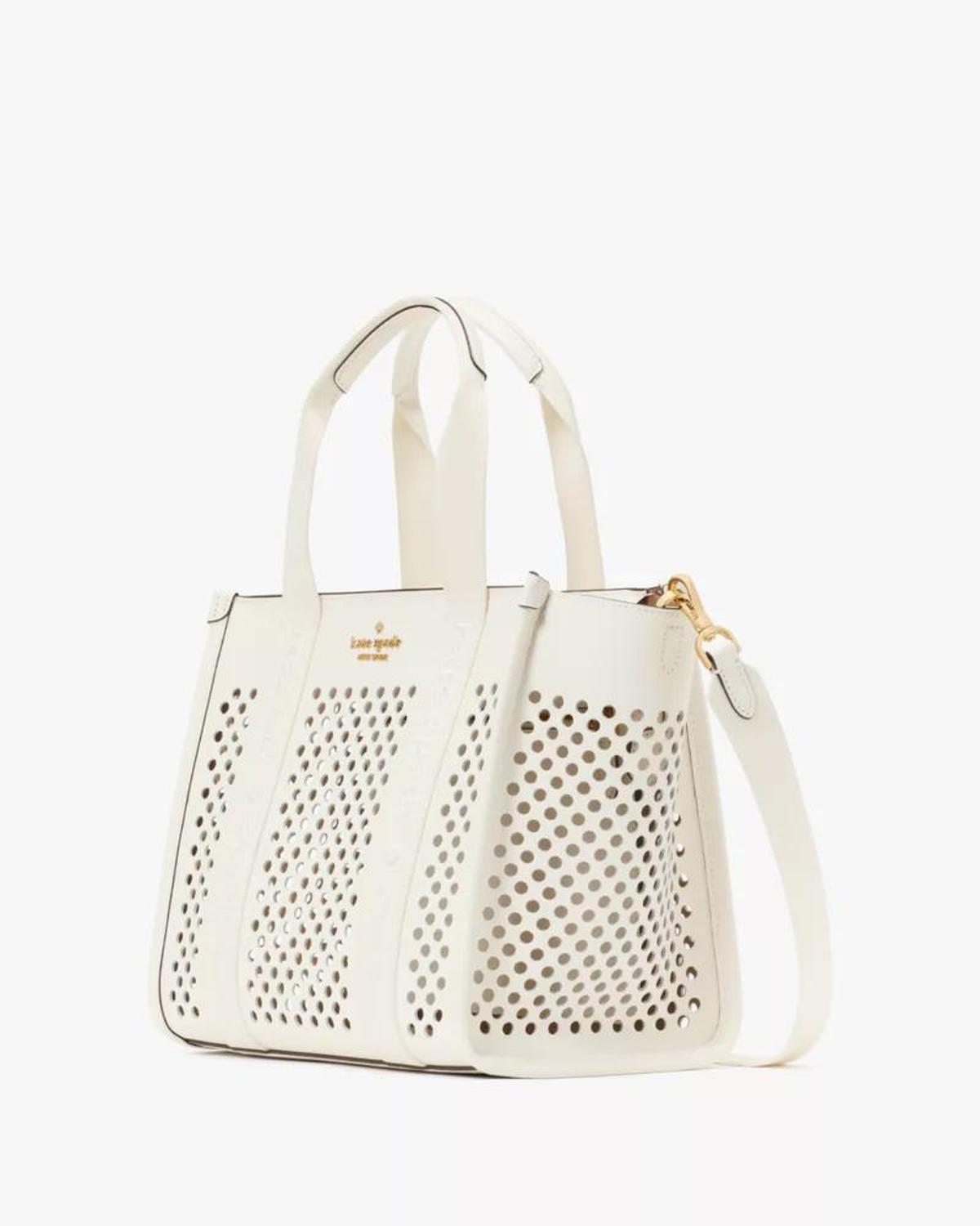 Kip Perforated Leather Small Tote
