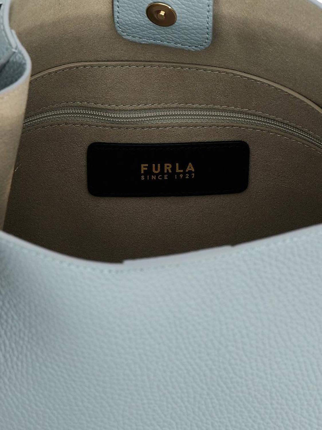 Furla Nuvola Logo Printed Small Shoulder Bag