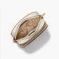 Women's Brown Jet Set Travel Medium Logo Crossbody Bag In Vanilla